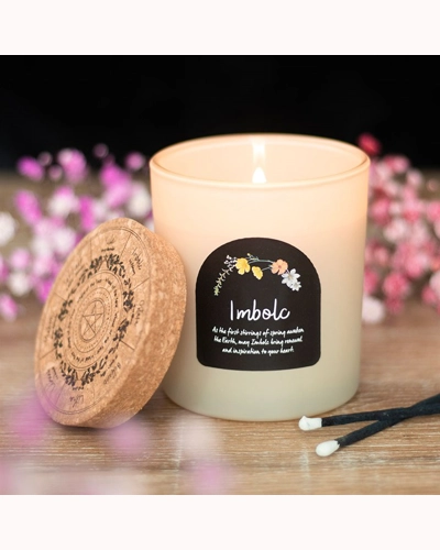 Imbolc Spiced Vanilla Wheel of the Year Candle Imbolc Spiced Vanilla Wheel of the Year Candle