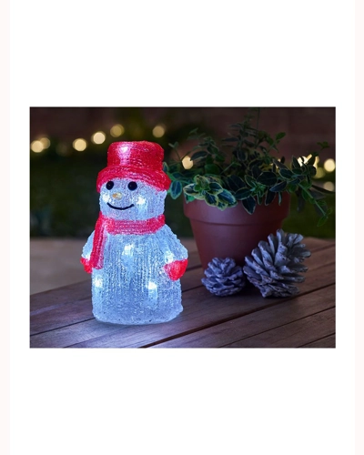 Inlit Ice Ornament - Snowman Inlit Ice Ornament - Snowman