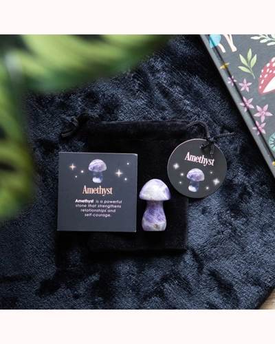 Magical Amethyst Crystal Mushroom Magical Amethyst Crystal Mushroom