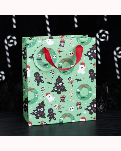Merry Creepmas Print Gift Bag Merry Creepmas Print Gift Bag