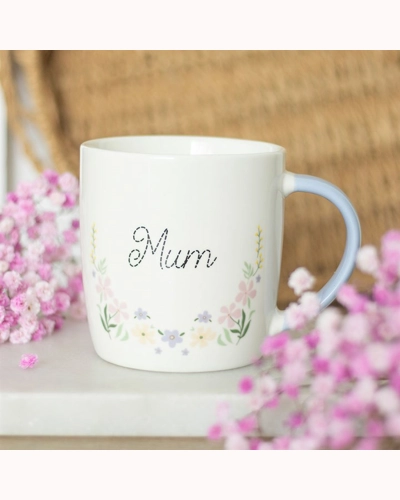Mum Pastel Floral Mug Mum Pastel Floral Mug