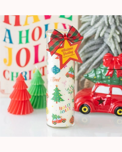 Nostalgic Christmas Print Christmas Pudding Scented Tube Candle Nostalgic Christmas Print Christmas Pudding Scented Tube Candle