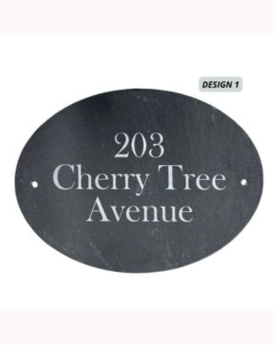 Oval Slate Sign Oval Slate Sign