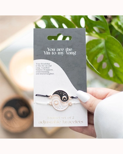 Pair of Yin Yang Best Friend Charm Bracelets Pair of Yin Yang Best Friend Charm Bracelets