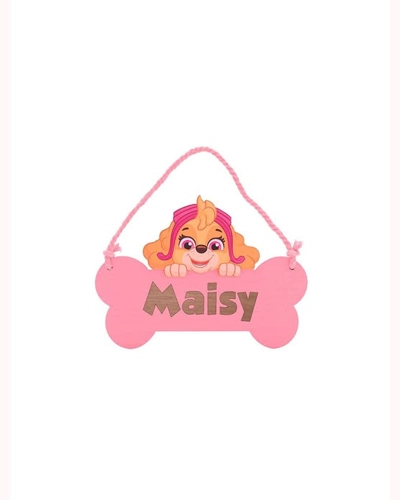 Paw Patrol Hanging Plaque - Skye (Pink) Paw Patrol Hanging Plaque - Skye (Pink)