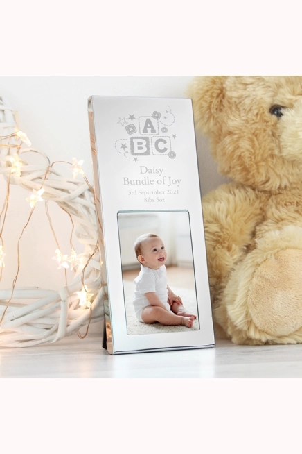 Personalised ABC Small 2x3 Silver Photo Frame