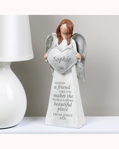 Personalised A Friend Like You Angel Ornament
