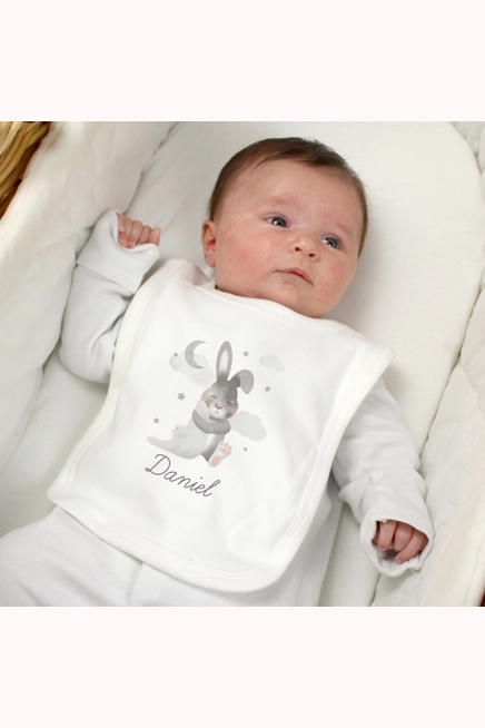 Personalised Baby Bunny Bib