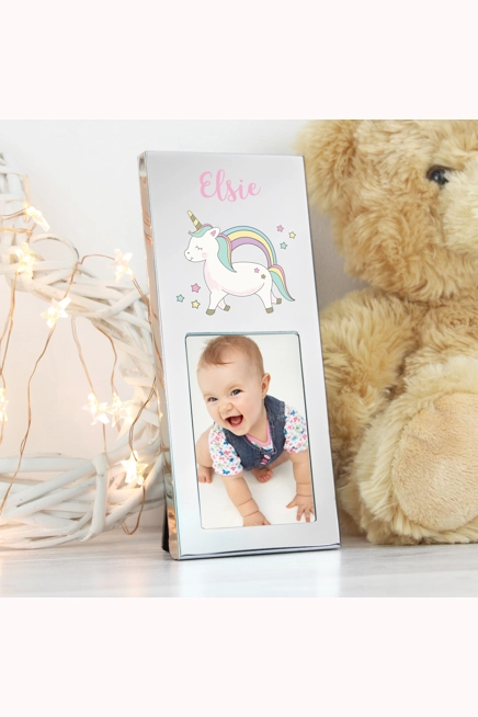 Personalised Baby Unicorn 2x3 Photo Frame