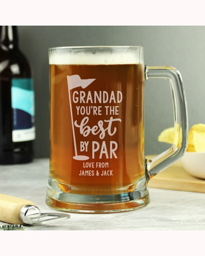 Personalised Best By Par Tankard