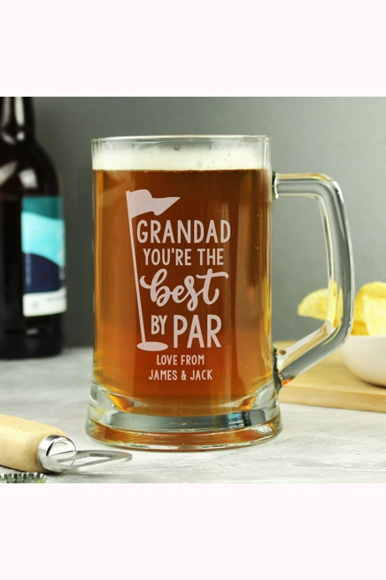 Personalised Best By Par Tankard