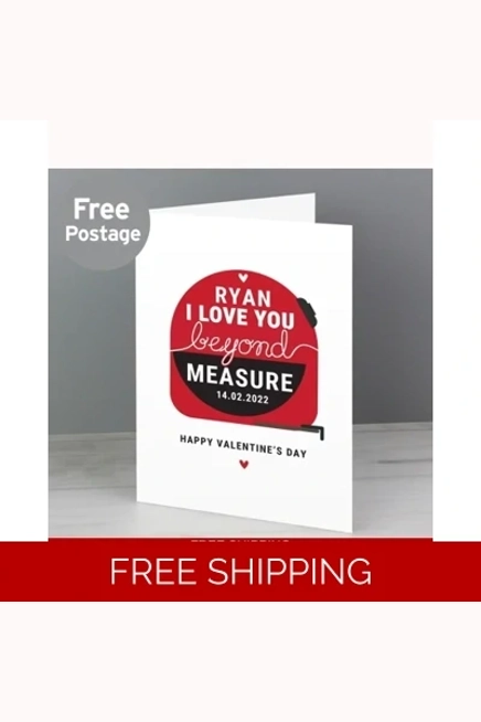 Personalised Beyond Measures Card