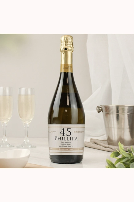 Personalised Big Age Birthday Prosecco