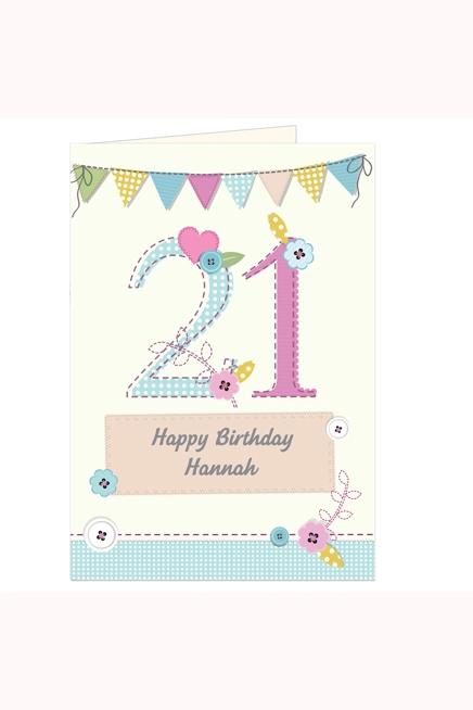 Personalised Birthday Craft Card