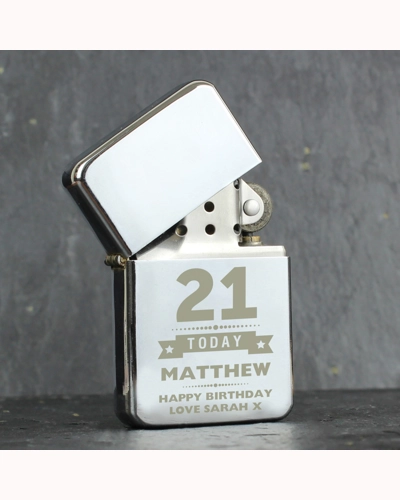 Personalised Birthday Star Lighter