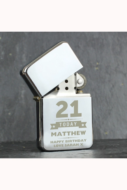 Personalised Birthday Star Lighter