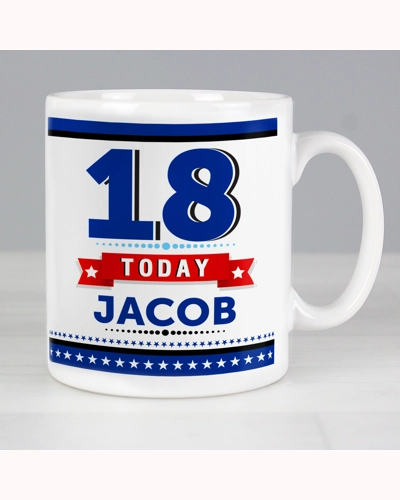 Personalised Birthday Star Mug
