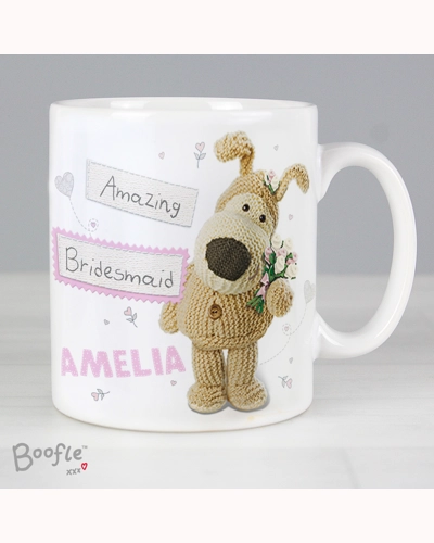 Personalised Boofle Female Wedding Mug