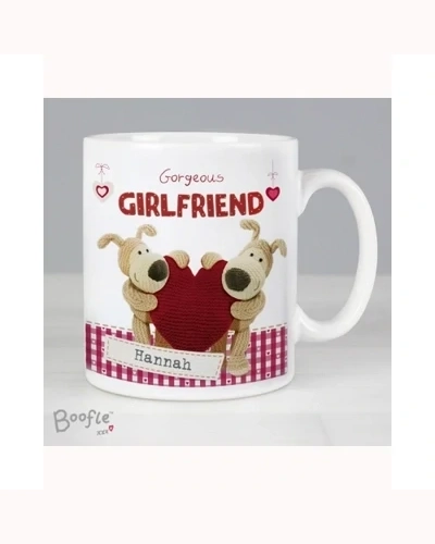 Personalised Boofle Shared Heart Mug