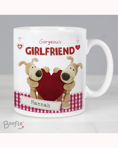Personalised Boofle Shared Heart Mug