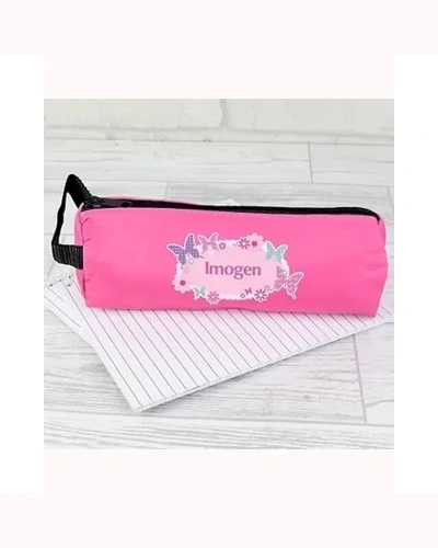 Personalised Butterfly Pencil Case