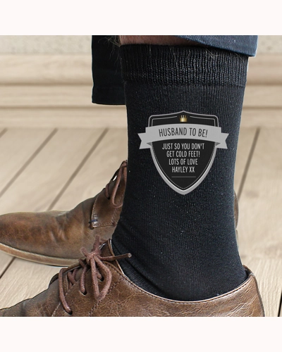 Personalised Classic Shield Men's Socks
