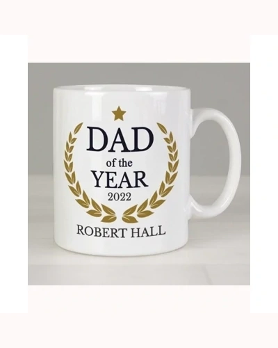 Personalised Dad of the Year Mug