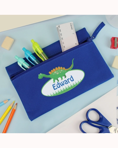Personalised Dinosaur Pencil case