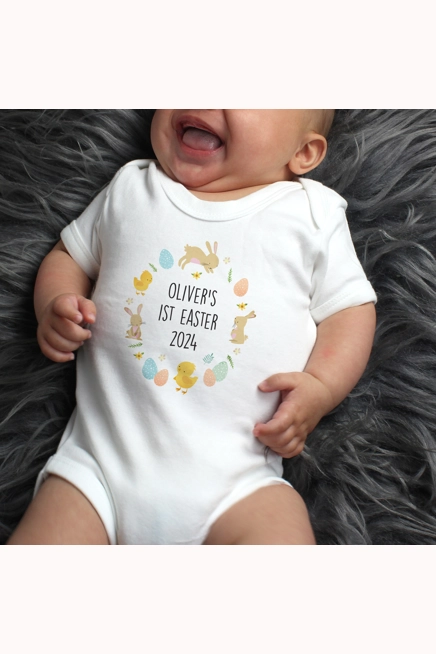 Personalised Easter Baby Vest