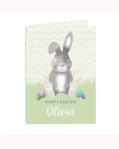Personalised Easter Bunny Card