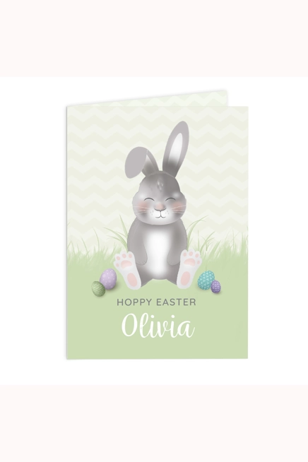 Personalised Easter Bunny Card