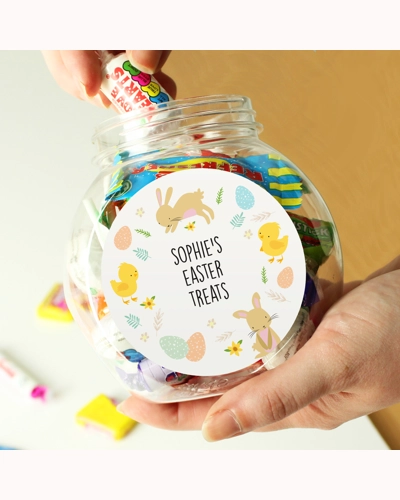 Personalised Easter Sweets Jar
