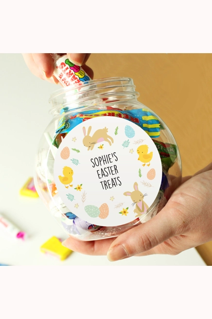 Personalised Easter Sweets Jar