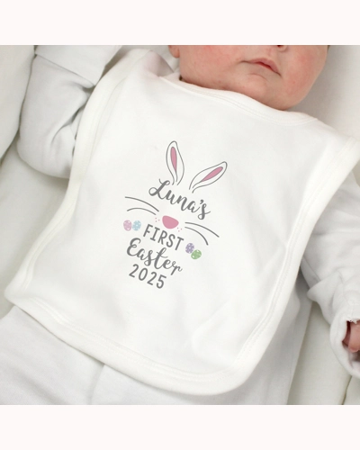 Personalised First Easter Babys Bib