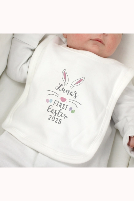Personalised First Easter Babys Bib
