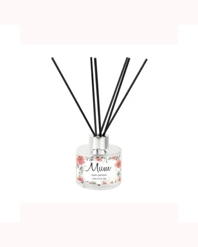 Personalised Floral Sentimental Reed Diffuser