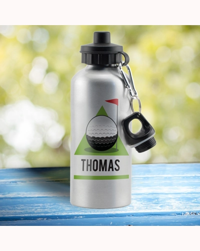 Personalised Golf Green Drinks Bottle