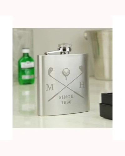 Personalised Golf Hip Flask