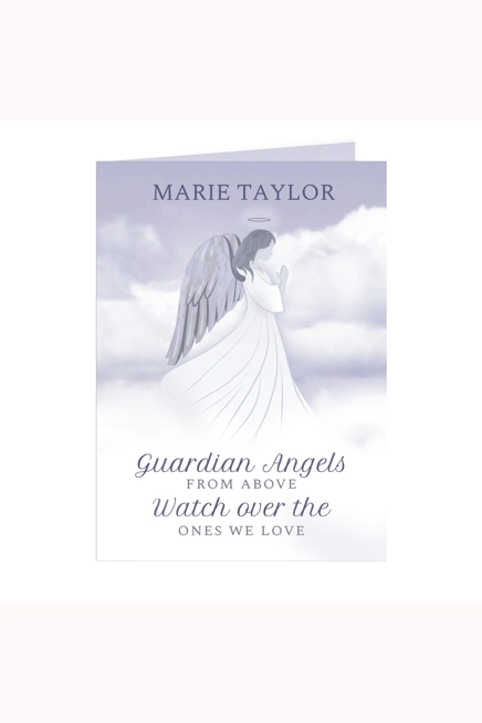 Personalised Guardian Angel Card