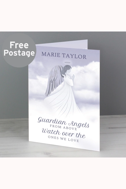 Personalised Guardian Angel Card