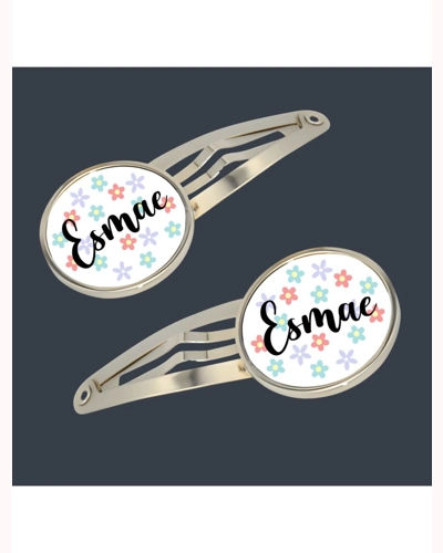 Personalised Hair Clips Personalised Hair Clips