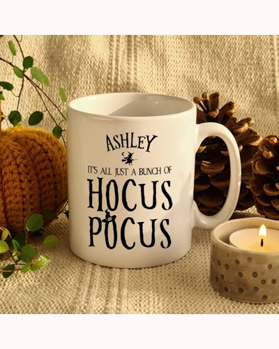 Personalised Halloween Hocus Pocus Mug Personalised Halloween Hocus Pocus Mug