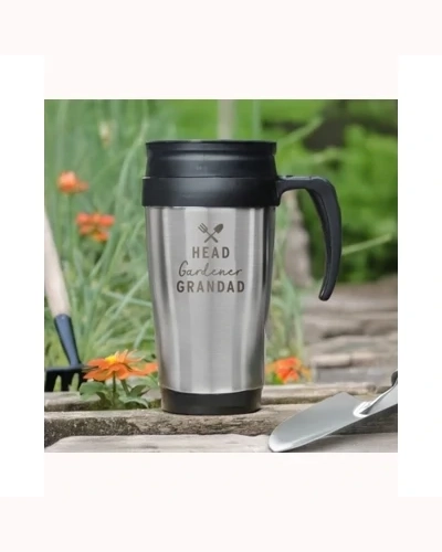 Personalised Head Gardener Travel Mug