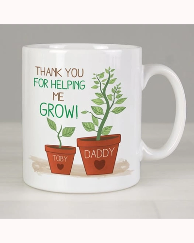 Personalised Helping Me Grow Mug