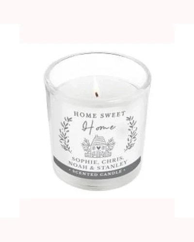 Personalised Home Scented Jar Candle