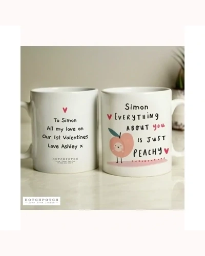 Personalised Hotchpotch Peachy Mug