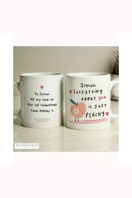 Personalised Hotchpotch Peachy Mug