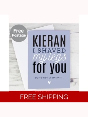 Personalised I Shaved M..