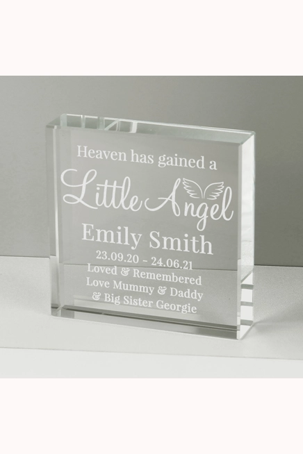 Personalised Little Angel Crystal Token