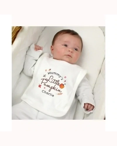 Personalised Little Pumpkin Bib